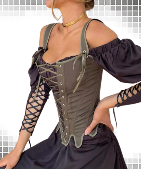 Bandage Waist Slim Top