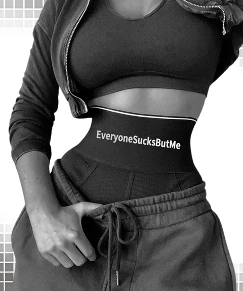 High Waist Black Inner Shorts