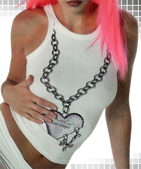 Vintage Printed Vest