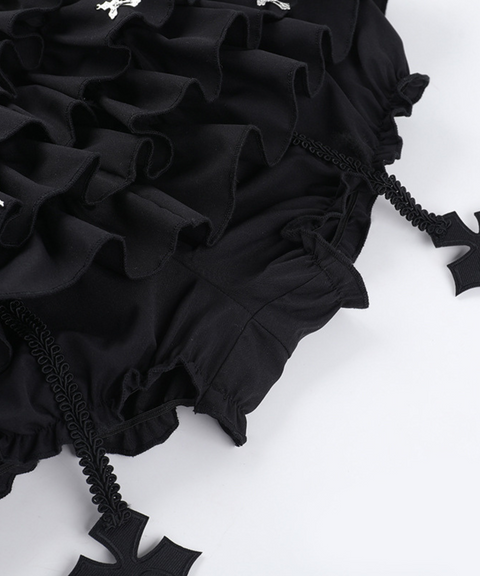 Halloween cross pendant culottes