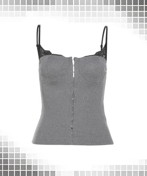 Contrast color sexy camisole top