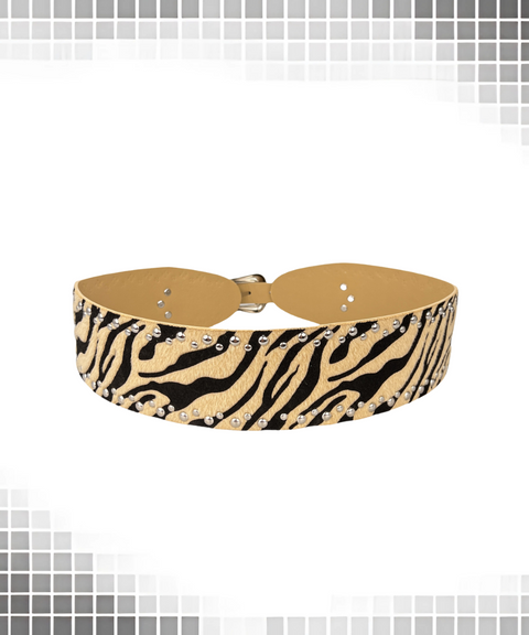 Retro Tiger Print Belt