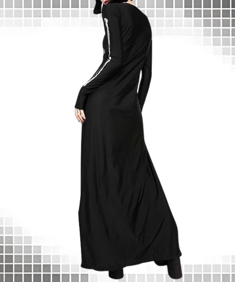 Halloween cosplay skull dress