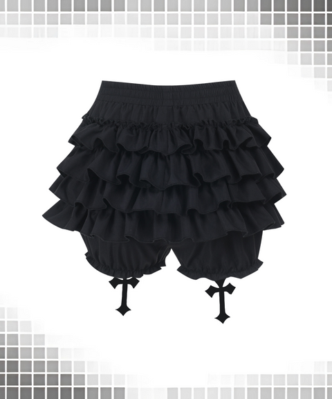 Halloween cross pendant culottes