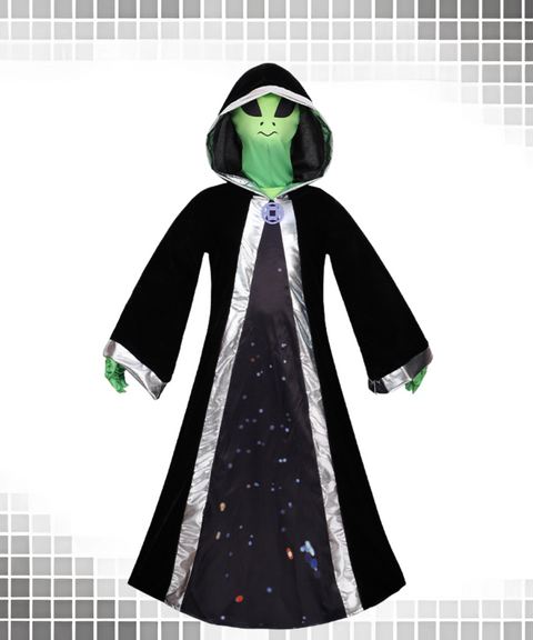 Halloween one-piece alien cloak