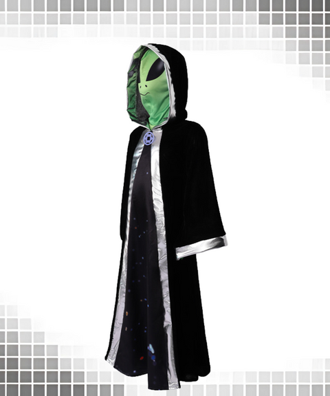 Halloween one-piece alien cloak