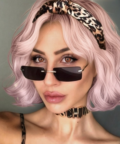 Frameless Square Sunglasses