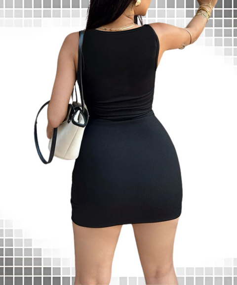 Beaded Sleeveless Dress