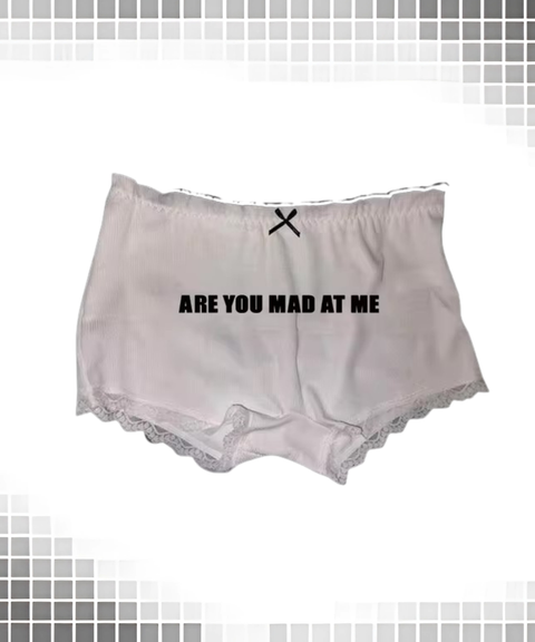 Minimalist Letter Print High-Waist Sexy Shorts