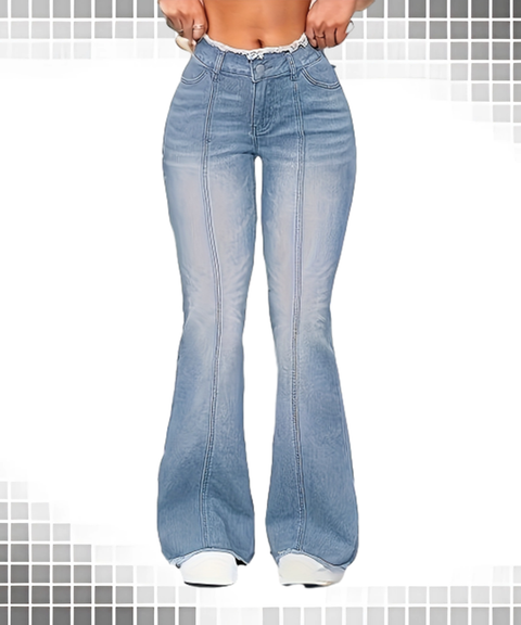Stretch Flared Jeans