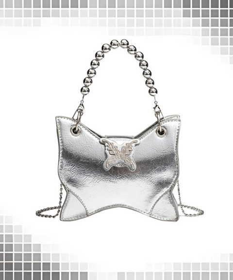Butterfly Chain Tote Crossbody Bag