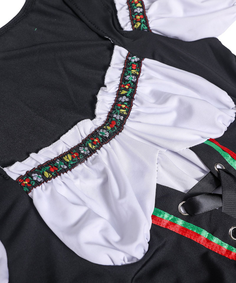 Halloween cos German Oktoberfest waiter dress