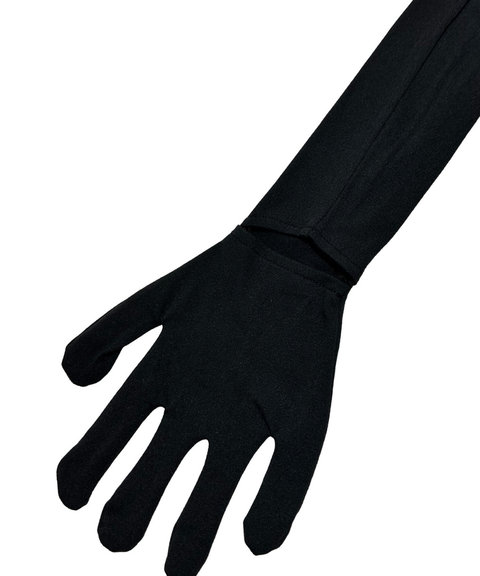 Sexy chest hollow jumpsuit (including gloves)