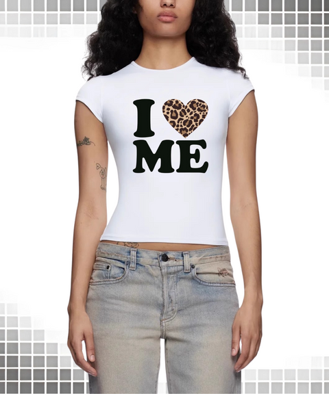 Love Yourself Short Sleeve Tight T-Shirt