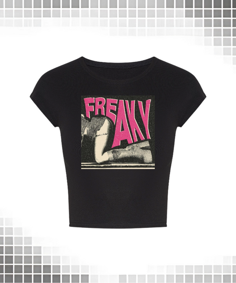 Sexy graphic short-sleeved T-shirt