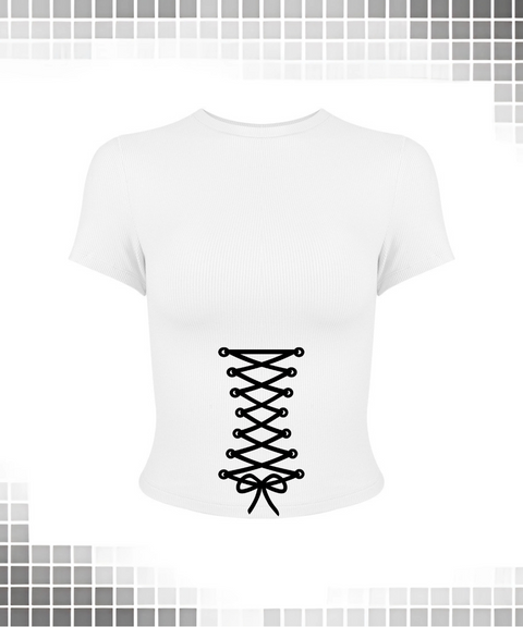 Vintage Short Sleeve Skinny T-Shirt