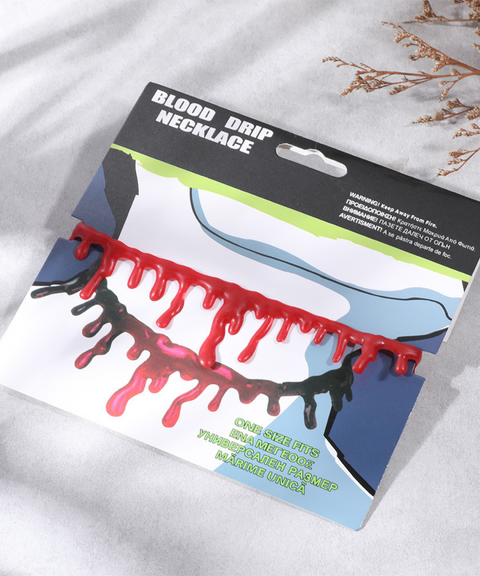 Halloween bloody collar