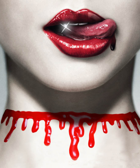 Halloween bloody collar