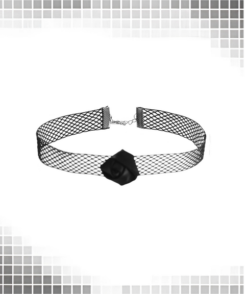 Halloween Spider Lace Collar