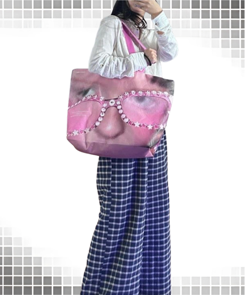 Y2K Large Capacity Tote Bag