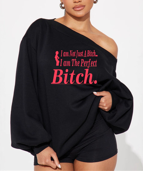 Y2K slogan vest & off-shoulder sweatshirt & crew neck sweatshirt