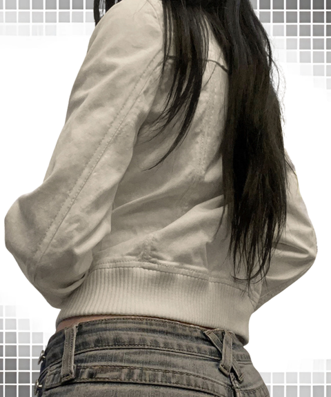 Vintage Pocket Bomber Jacket