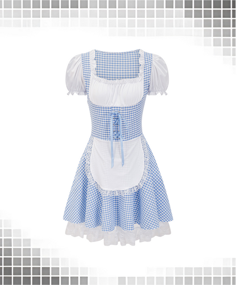 Halloween cosplay Oktoberfest maid costume dress