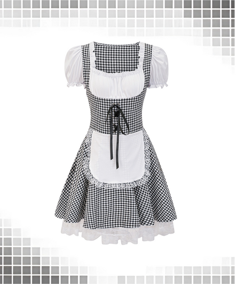 Halloween cosplay Oktoberfest maid costume dress
