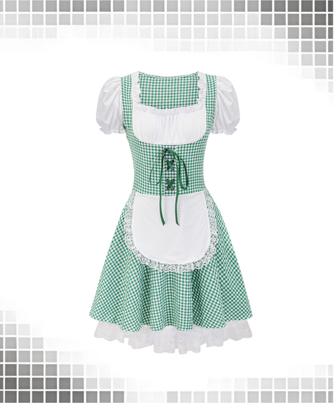 Halloween cosplay Oktoberfest maid costume dress