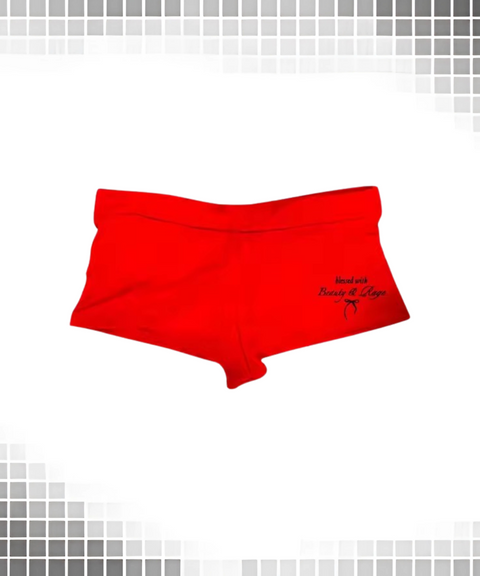 Low-waisted Slim Shorts
