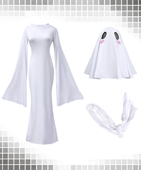 Halloween cute ghost dress for women