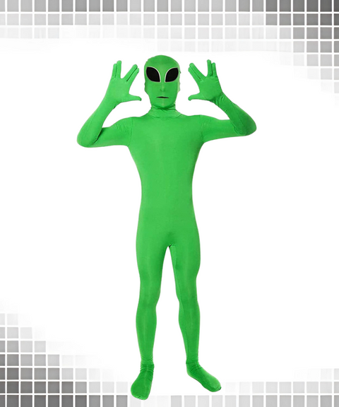 Halloween one-piece alien cloak
