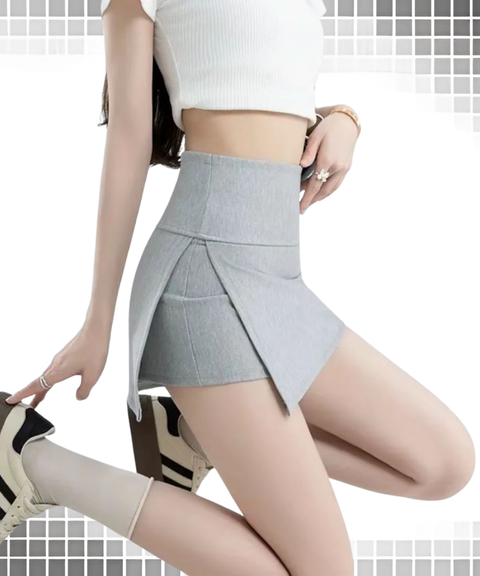 High Waist Hip-hugging Anti-exposure Culottes Skirt