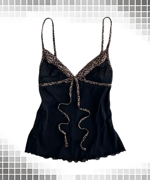 Leopard Print Shorts Camisole