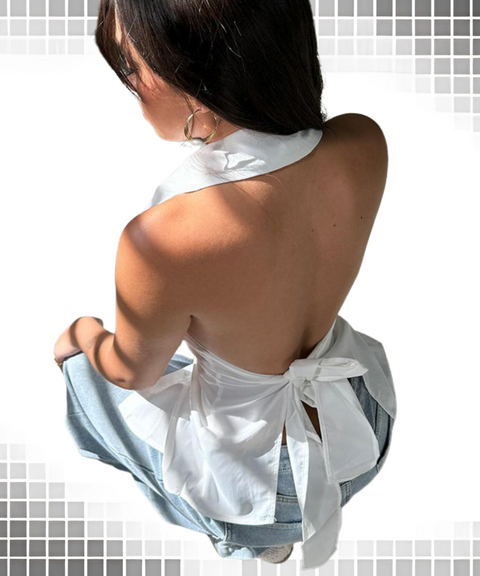 Polo Neck Vest With Waist
