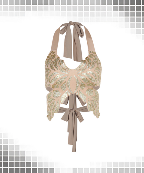 Butterfly Print Sleeveless Tank Top
