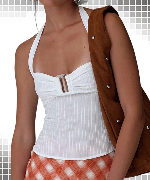 Bandage halter neck top