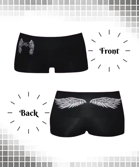 Wing Print Shorts
