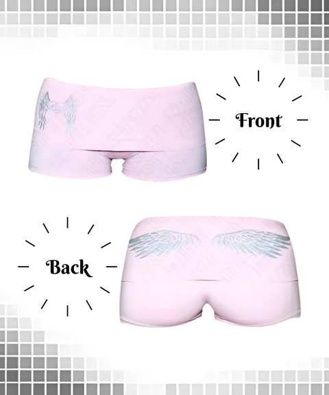 Wing Print Shorts