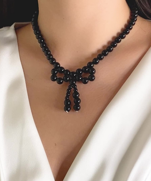 French Bow Necklace