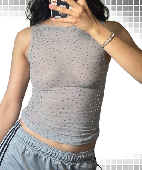 Hot Diamond Sleeveless Vest