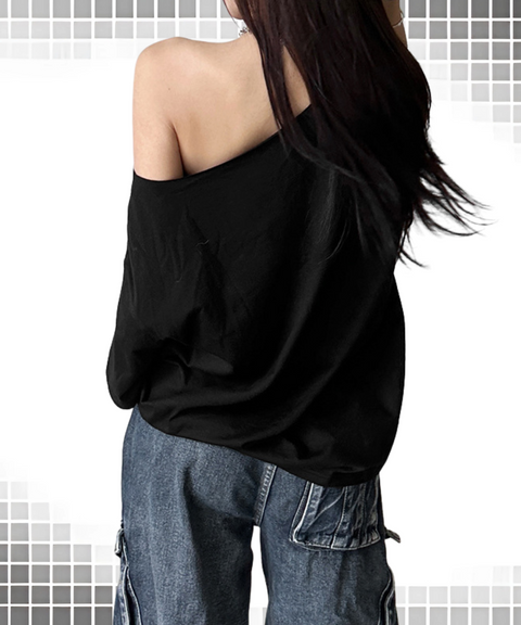 Letter Printed Loose T-shirt