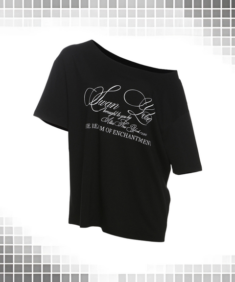 Letter Printed Loose T-shirt