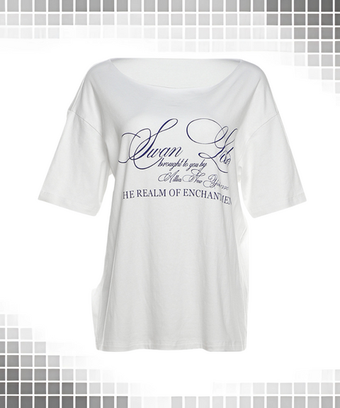 Letter Printed Loose T-shirt