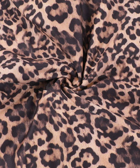 Lace Leopard Print Patchwork Jumpsuit
