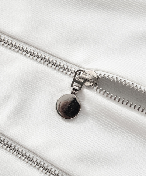 Irregular Zipper Vest