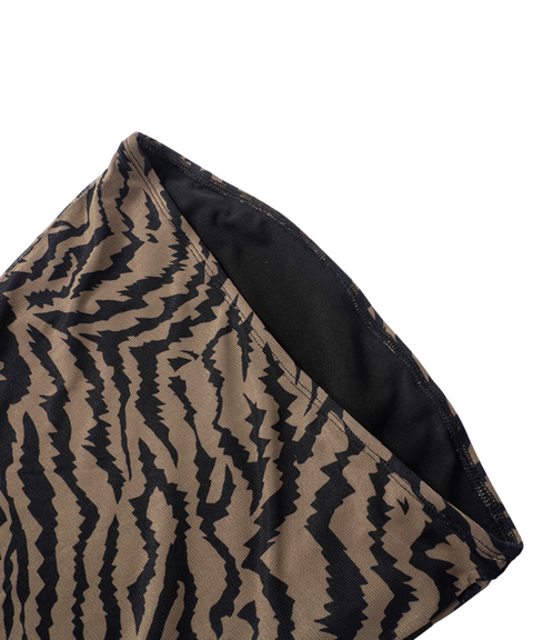 Leopard Print Tube Dress