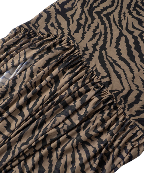 Leopard Print Tube Dress