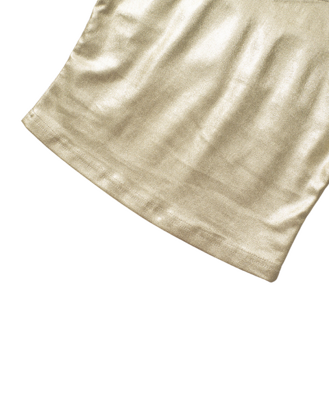 Gold Stamped Tube Top