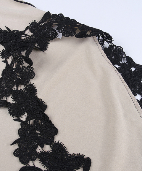 Deep V-Neck Spaghetti Strap Dress